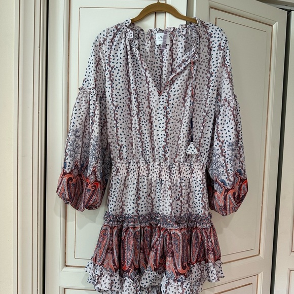 MISA Los Angeles
Elisabetta Paisley Peasant Dress (6) - Picture 10 of 12